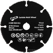 Woodplus 4 1/2 Cut Off Wheel para corte de madeira laminado de plástico para rebarbadora carboneto de tungstênio 115 mm